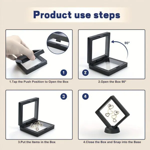 Floating_Display_Case_With_Bases,Transparent_Pe_Film_Jewelry_Storage_Box_3d_Floating_Frame_Coins_Display_Frame_For_Earrings,_Rings,_Brooch,_Military_Challenge_Coins_23x9_Cm