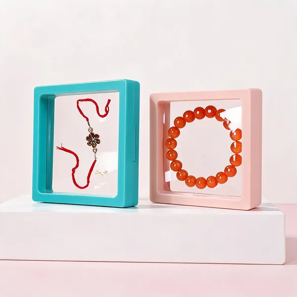 Floating_Display_Case_With_Bases,Transparent_Pe_Film_Jewelry_Storage_Box_3d_Floating_Frame_Coins_Display_Frame_For_Earrings,_Rings,_Brooch,_Military_Challenge_Coins_Size_9x9_Cm_Pack_Of_2