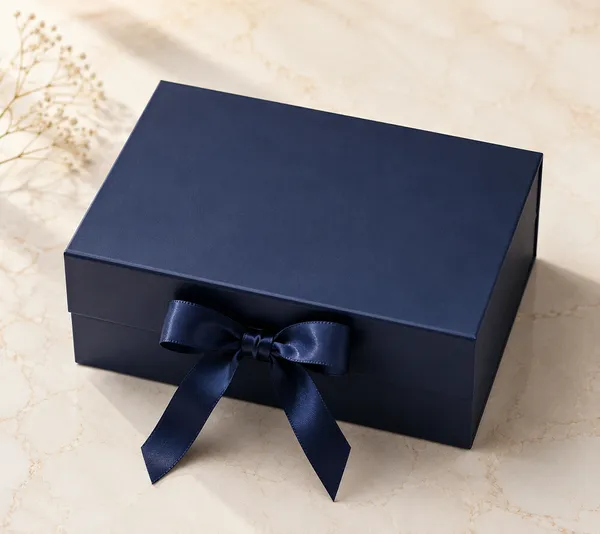 Blue_Foldable_Hamper_Gift_Box_10x8x4_Inch