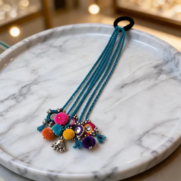 Multicolor_Cotton_Traditional_Design_Hair_Ring_For_Women