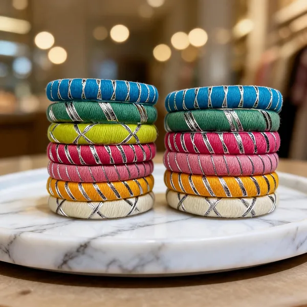 Multicolor_Cotton_Traditional_Design_Bangles_For_Women