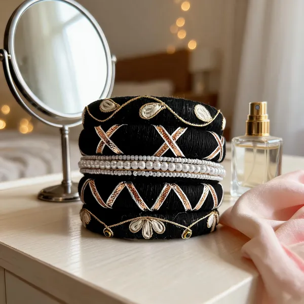 Multicolor_Cotton_Traditional_Design_Bangles_For_Women