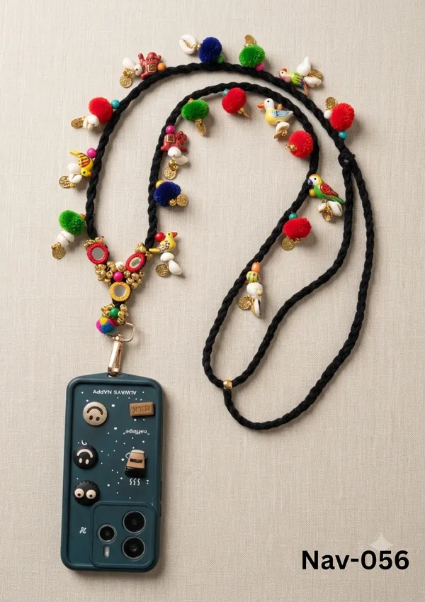 Teal_Cotton_Traditional_Design_Mobile_Land_Yard_For_Unisex