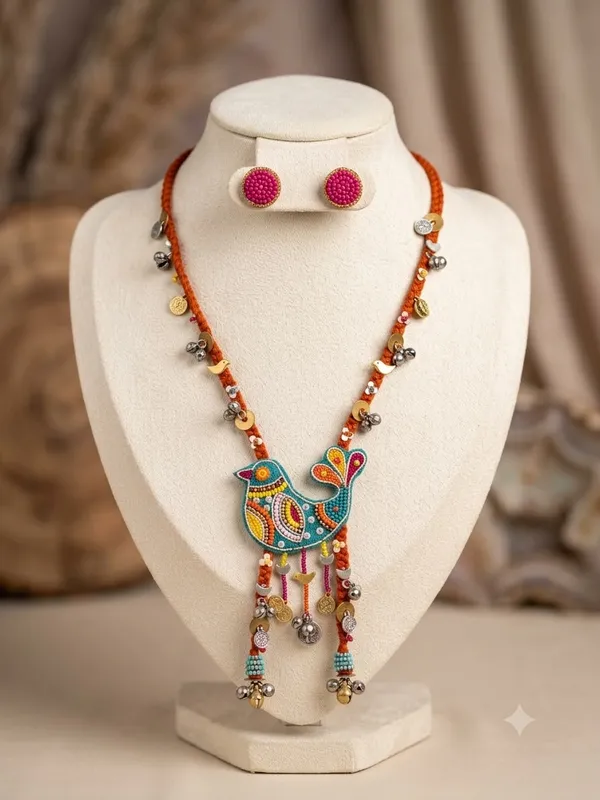 Purple_Cotton_Traditional_Design_Necklace_For_Women