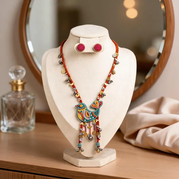 Purple_Cotton_Traditional_Design_Necklace_For_Women