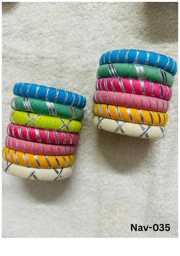 Multicolor_Cotton_Traditional_Design_Bangles_For_Women