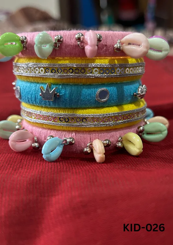 Blue_pink_and_yellow_Cotton_Traditional_Design_Bangles_For_Girls