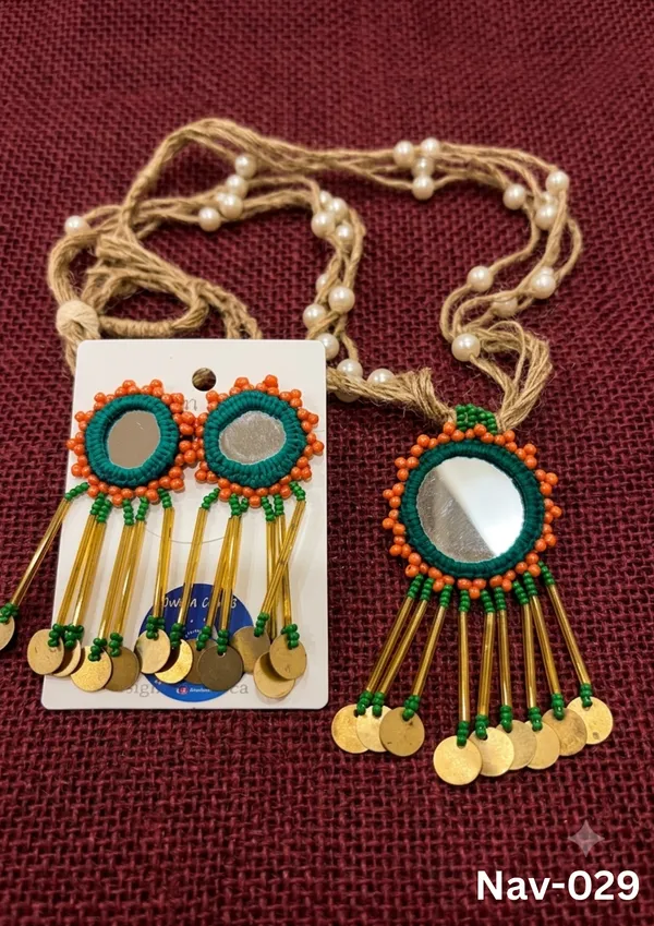 Multicolor_Cotton_Traditional_Design_Necklace_For_Women