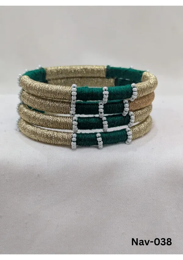 Multicolor_Cotton_Traditional_Design_Bangles_For_Women