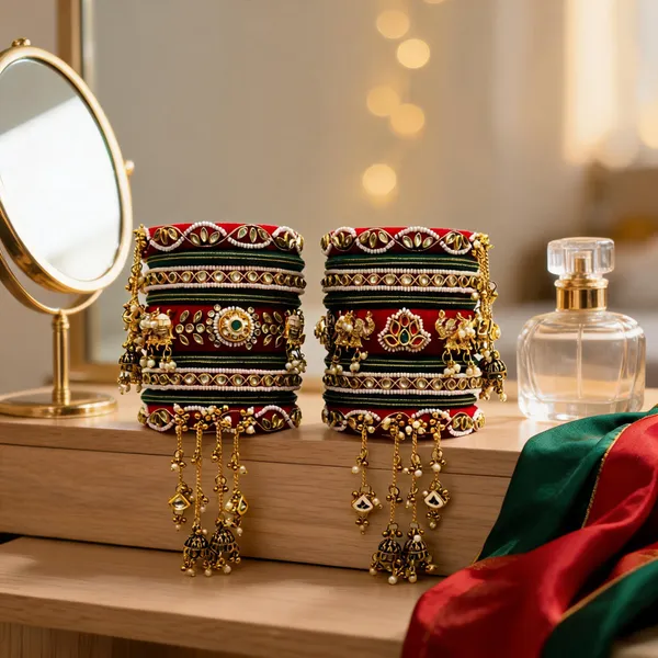 Black_Cotton_Traditional_Design_Bangles_For_Women