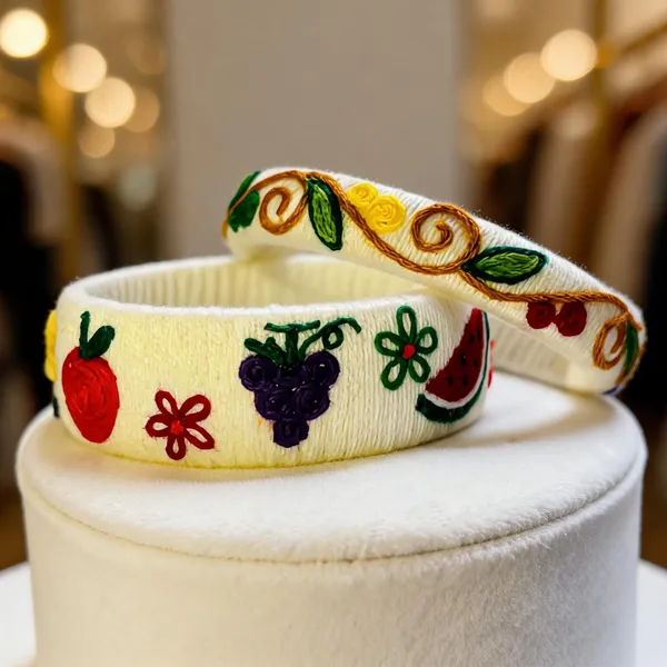 Cream_Cotton_Traditional_Design_Bangles_For_Girls