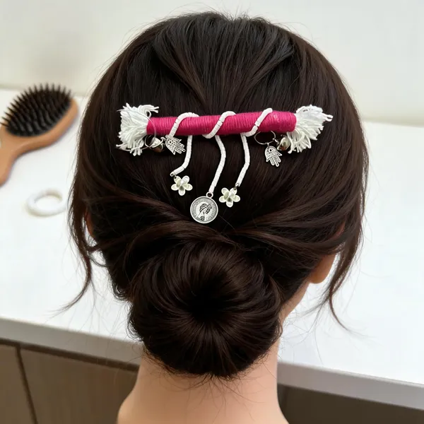 Pink_Cotton_Traditional_Design_Hair_Pin_For_Women_Pack_Of_2