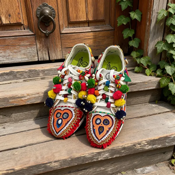 Multicolor_Cotton_Traditional_Design_Shoes_For_Women