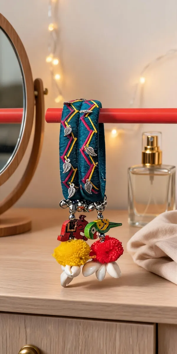 Multicolor_Cotton_Traditional_Design_Bangles_For_Women