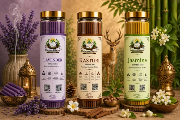 Untapped_Nature_Premium_Agarbatti_Stick_Combo_Pack_(Set_of_3)__Jasmine_Lavender_Kasturi_|___80_each_Sticks_|_Long-Lasting_Natural_Aroma