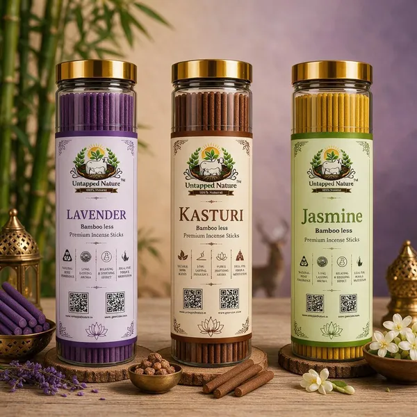 Untapped_Nature_Premium_Agarbatti_Stick_Combo_Pack_(Set_of_3)__Jasmine_Lavender_Kasturi_|___80_each_Sticks_|_Long-Lasting_Natural_Aroma