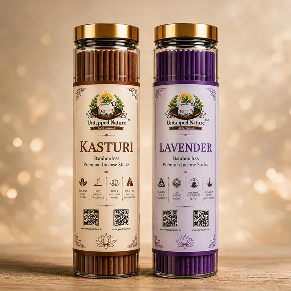 Untapped_Nature_Premium_Agarbatti_Stick_Combo_Pack_(Set_of_2)_Kasturi_Lavender_|_80_each_Sticks_|_Long-Lasting_Natural_Aroma