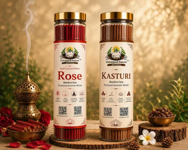 Untapped_Nature_Premium_Agarbatti_Stick_Combo_Pack_(Set_of_2)__Rose_Kasturi_-80_Sticks_Each_|_Long-Lasting_Natural_Aroma
