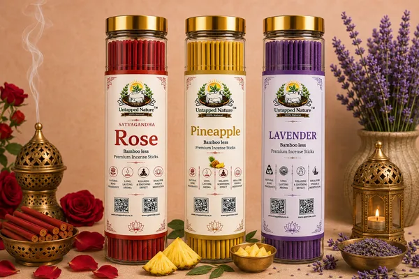Untapped_Nature_Premium_Agarbatti_Stick_Combo_Pack_(Set_of_3))__Rose_Lavender_Pineapplepack_|__80_each_Sticks_|_Long-Lasting_Natural_Aroma