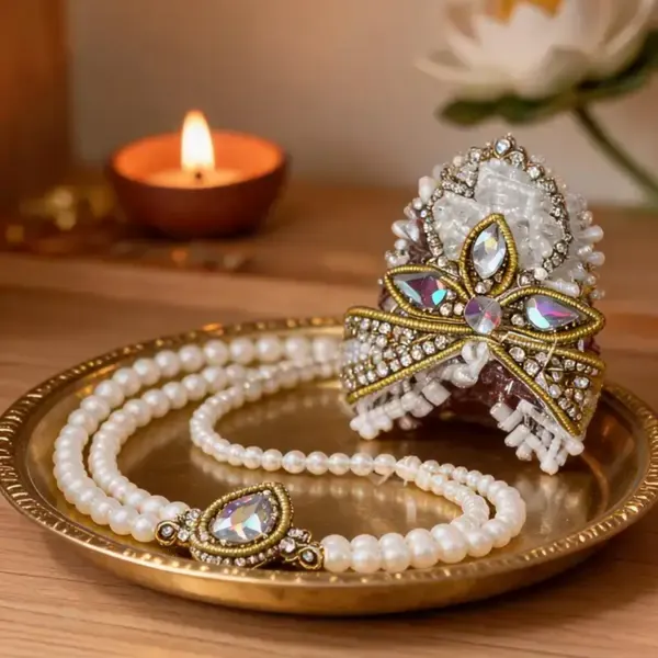 White_Stone_God_Mukut_And_Mala_Combo