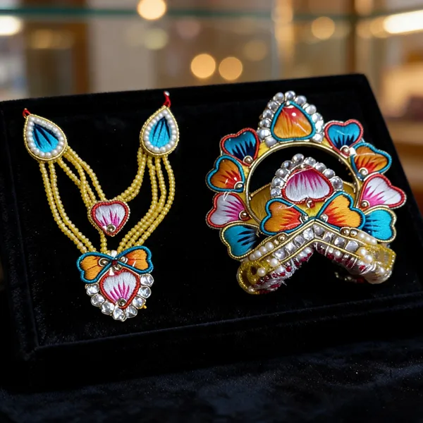 Multicolor_Stone_God_Mukut_And_Necklace
