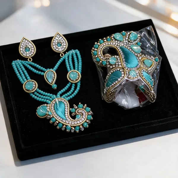 Sky_Blue_Stone_God_Mukut_And_Necklace_Combo