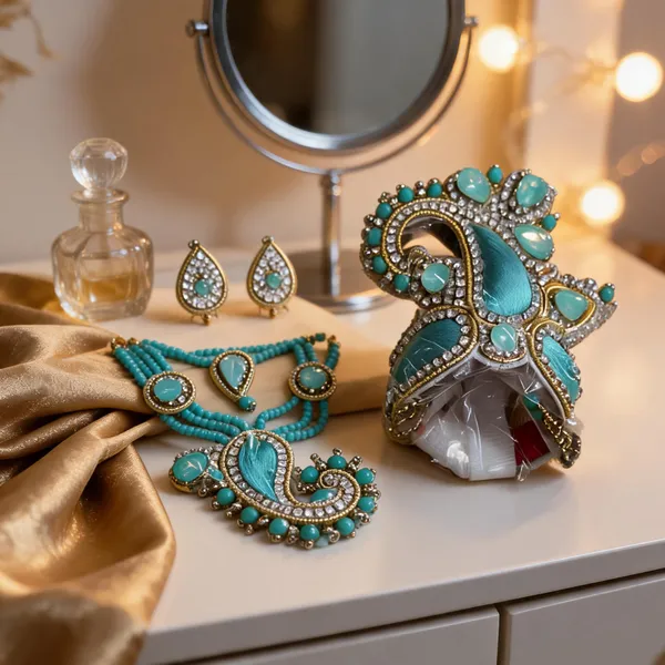 Sky_Blue_Stone_God_Mukut_And_Necklace_Combo