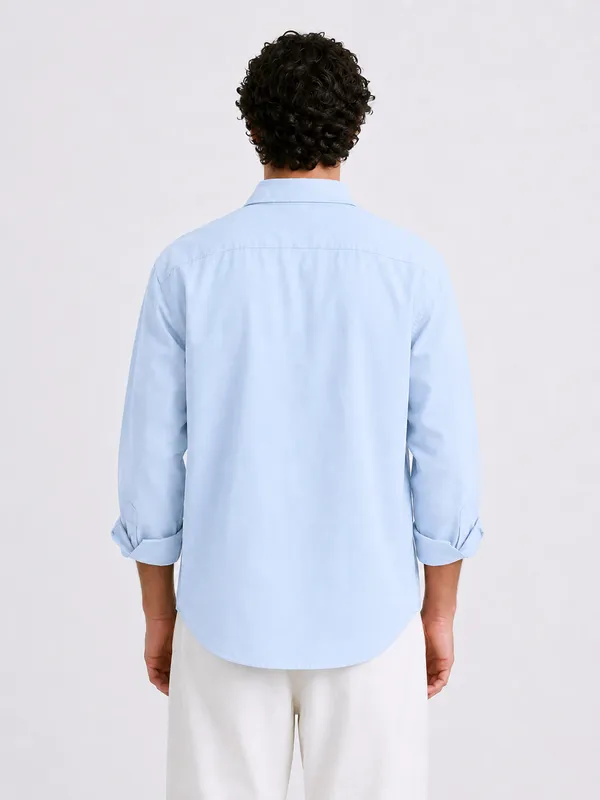 FOXEY_Men_Solid_Casual_Shirt
