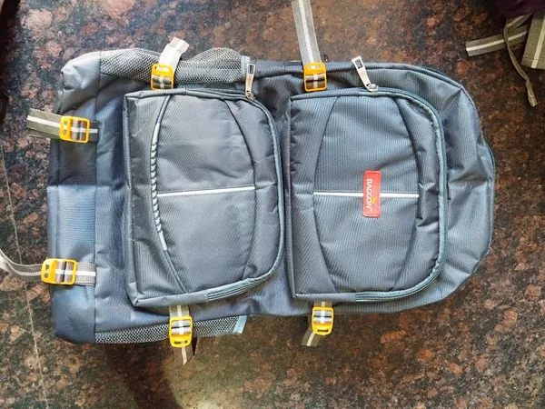 Grey_Polyester_Multi-Compartment_Backpack_For_Men_&_Women