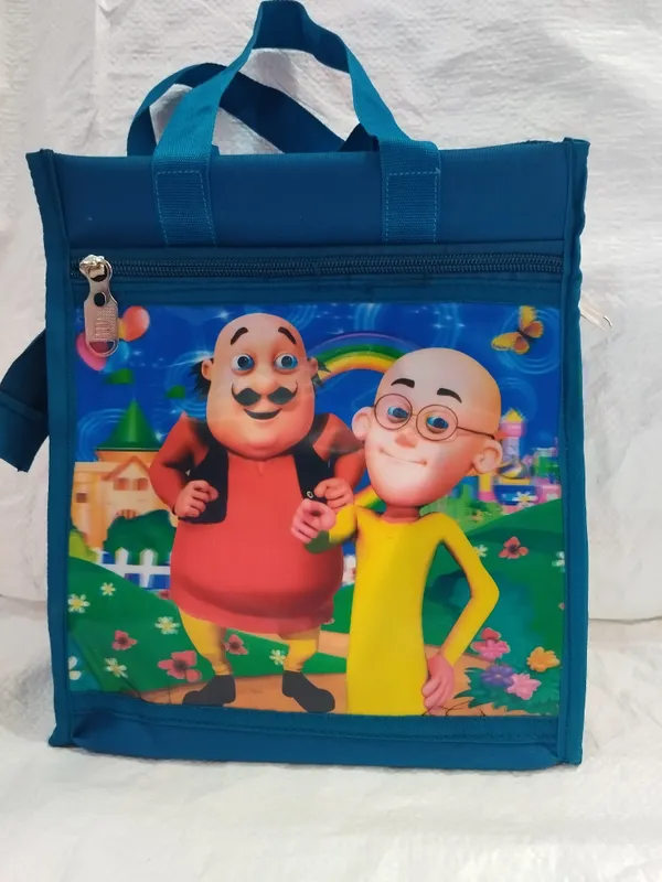 Blue_Polyester_Printed_Carry_Bag_For_Kids