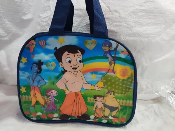 Blue_Polyester_Cartoon_Print_Carry_Bag_For_Kids