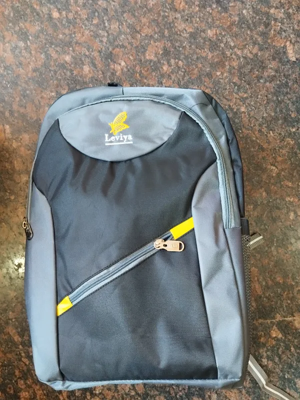 Grey_Polyester_Casual_Backpack_For_Unisex