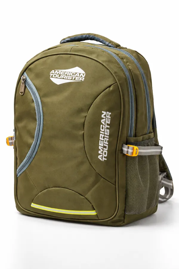 Olive_Polyester_Casual_Backpack_For_Unisex