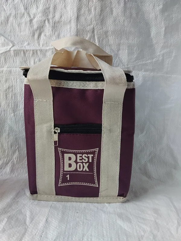 Maroon_Polyester_Zippered_Lunch_Bag_For_Adults