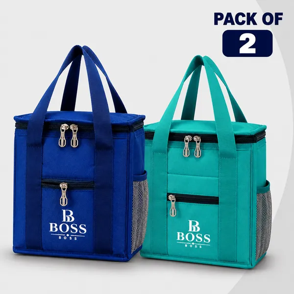 Blue_And_Teal_Polyester_Zippered_Lunch_Tote_Bag_For_Adults_Pack_Of_2