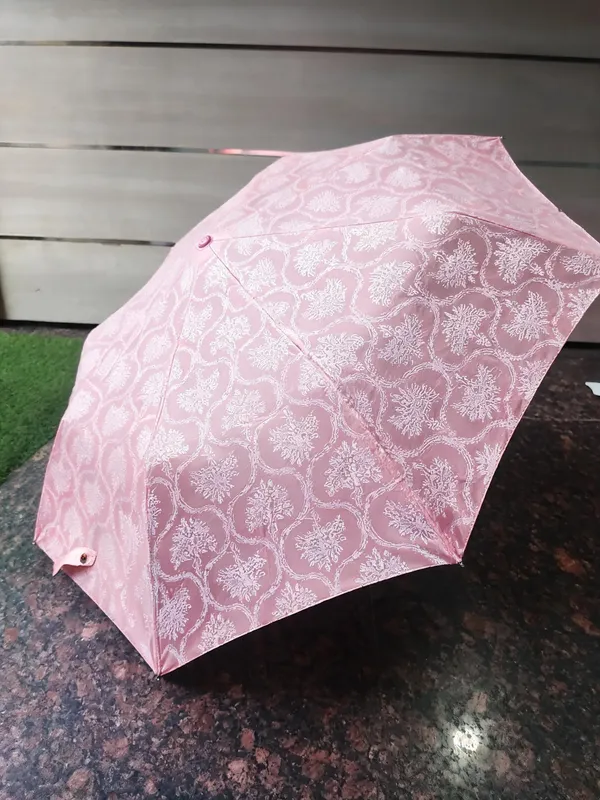 Pink_Polyester_Floral_Print_Folding_Umbrella_For_Women