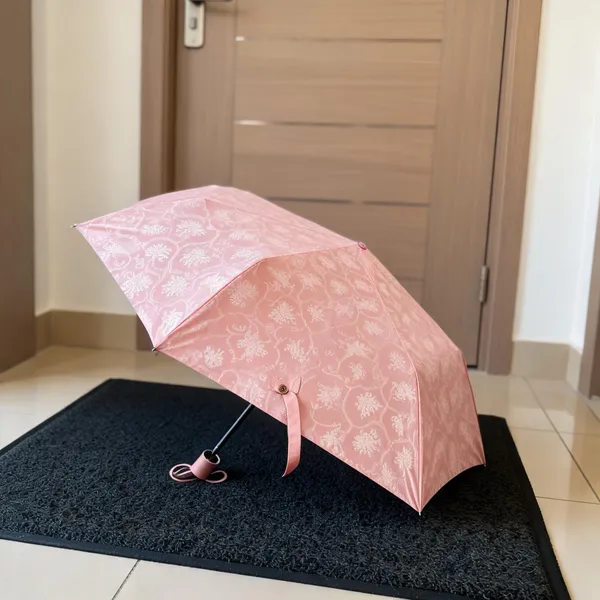 Pink_Polyester_Floral_Print_Folding_Umbrella_For_Women