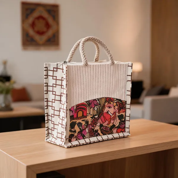 Cream_Polyester_Printed_Tote_Bag_For_Women