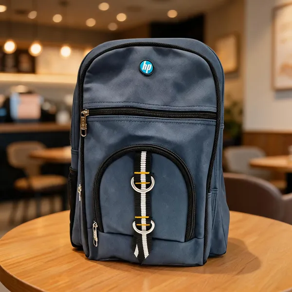 Blue_Polyester_Multi-Compartment_Backpack_For_Unisex