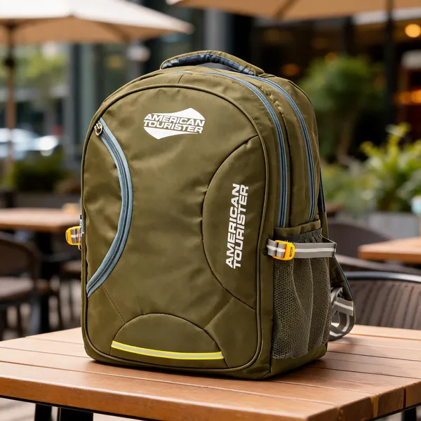 Olive_Polyester_Casual_Backpack_For_Unisex