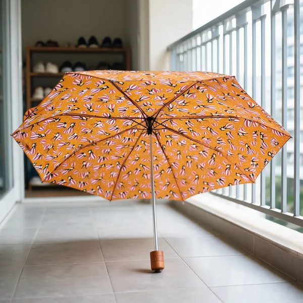 Orange_Polyester_Floral_Print_Folding_Umbrella_For_Adults