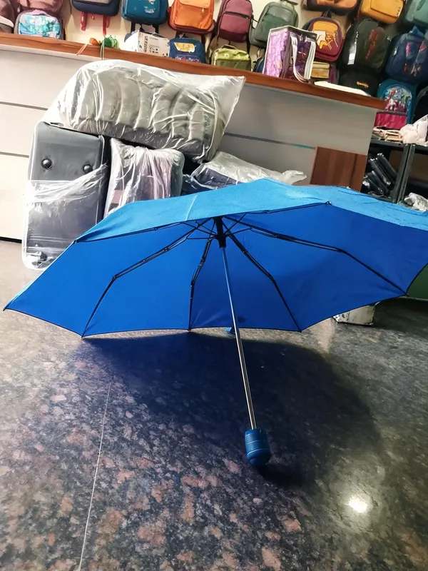 Blue_Polyester_Folding_Umbrella_For_Unisex