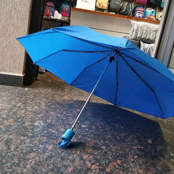 Blue_Polyester_Folding_Umbrella_For_Unisex