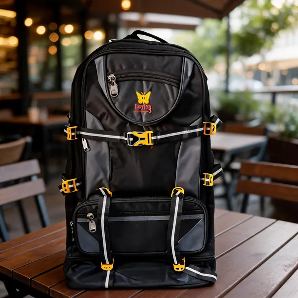 Black_Polyester_Utility_Backpack_For_Unisex