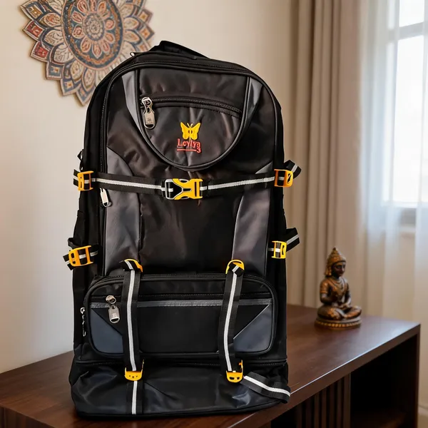 Black_Polyester_Utility_Backpack_For_Unisex