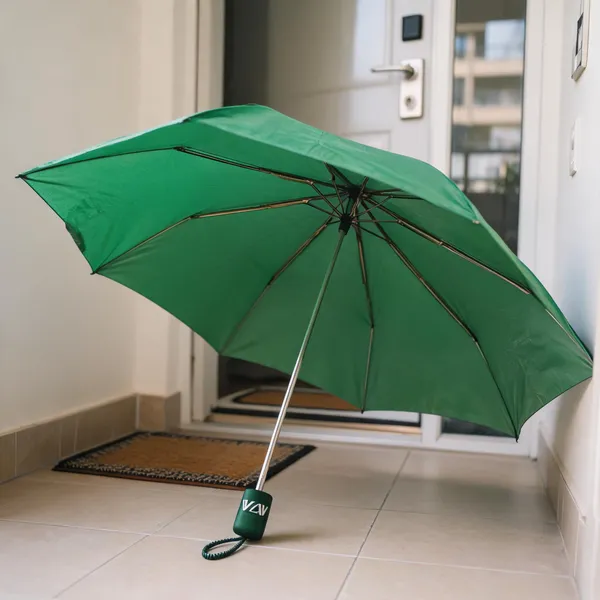 Green_Polyester_Foldable_Umbrella_For_Adults