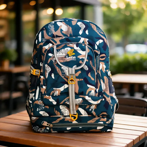 Blue_Polyester_Camouflage_Backpack_For_Unisex