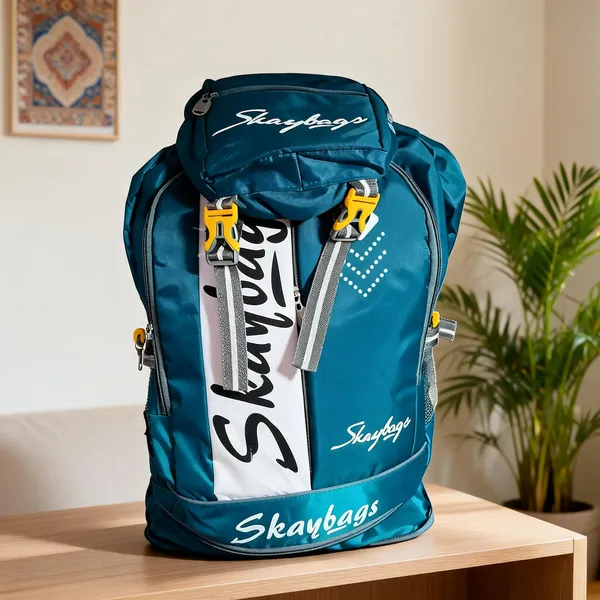 Teal_Polyester_Casual_Backpack_For_Students