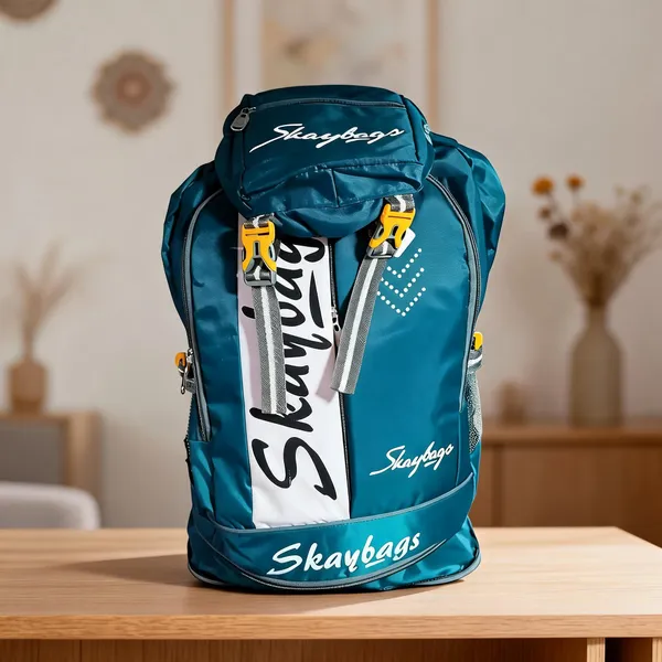 Teal_Polyester_Casual_Backpack_For_Adults