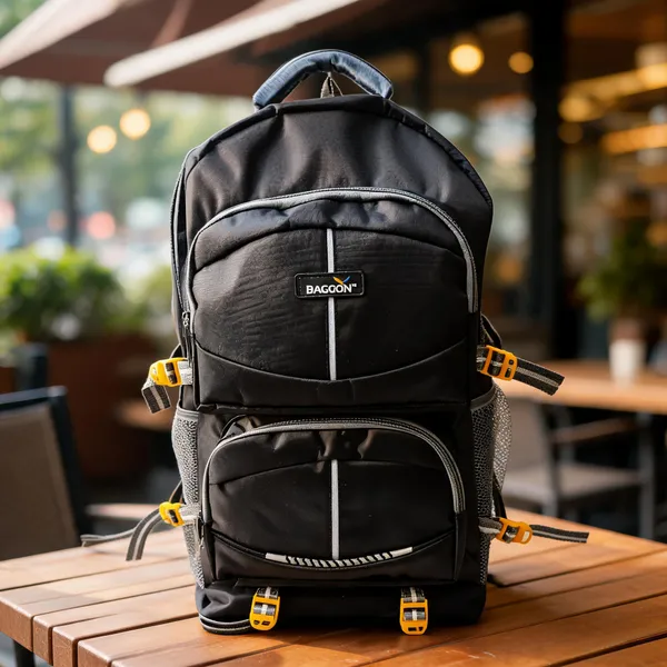 Black_Polyester_Multi-Pocket_Backpack_For_Adults
